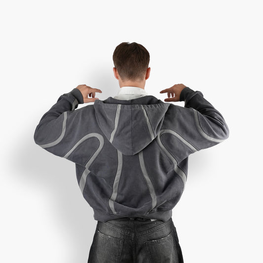 Dark grey SHIBUI Zip Hoodie